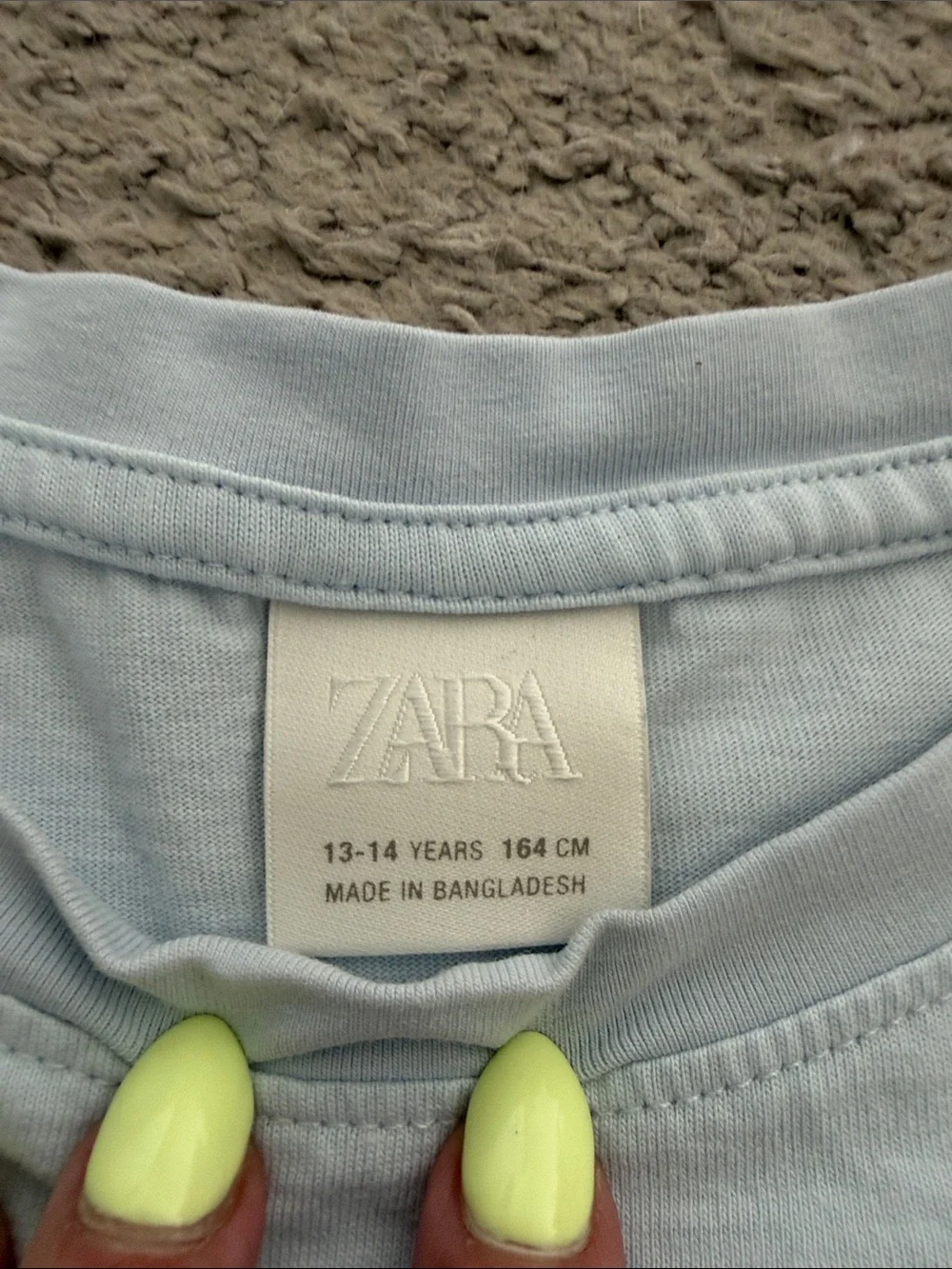 Zara light blue